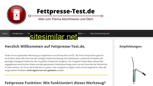 Fettpresse-test similar sites