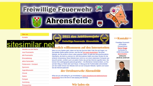feuerwehr-ahrensfelde.de alternative sites
