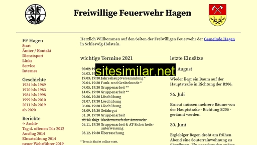feuerwehr-hagen-sh.de alternative sites