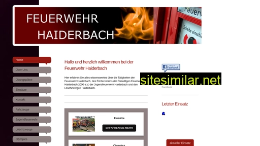 feuerwehr-haiderbach.de alternative sites
