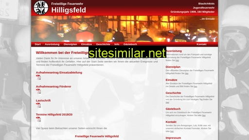 feuerwehr-hilligsfeld.de alternative sites