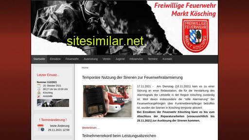 feuerwehr-koesching.de alternative sites