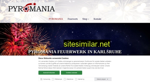 feuerwerk-pyromania-karlsruhe.de alternative sites