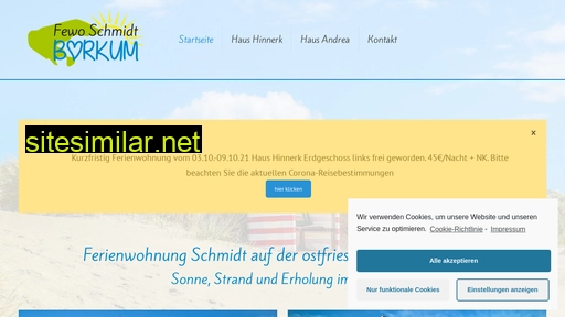 fewo-borkum-schmidt.de alternative sites