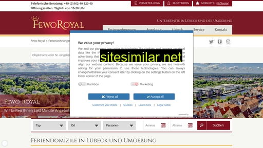 fewo-royal.de alternative sites