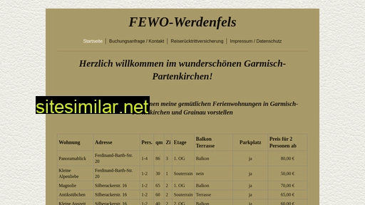 fewo-werdenfels.de alternative sites