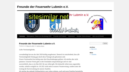 ffw-lubmin.de alternative sites