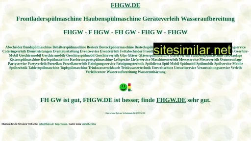 fhgw.de alternative sites