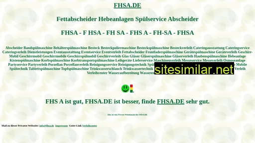 fhsa.de alternative sites