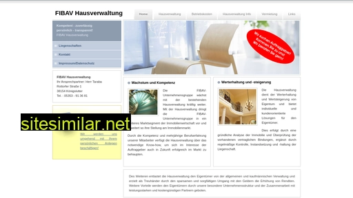 fibav-hausverwaltung.de alternative sites