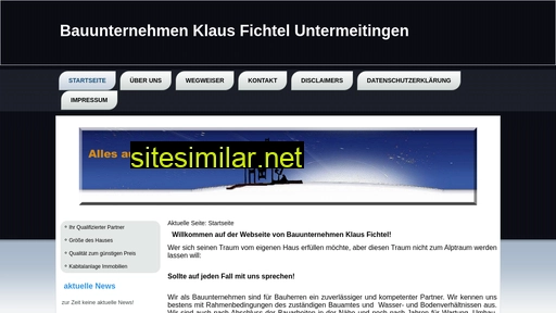 fichtel-bauunternehmen.de alternative sites