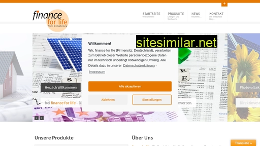 finance-for-life.de alternative sites