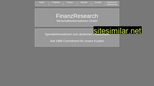finanzresearch.de alternative sites