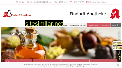 findorff-apotheke.de alternative sites