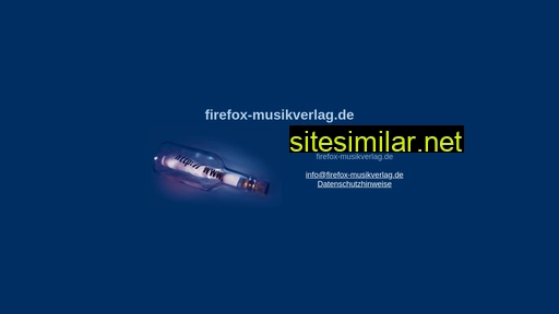 Firefox-musikverlag similar sites