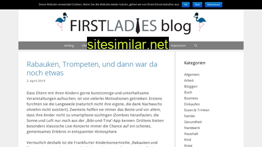 firstladiesblog.de alternative sites