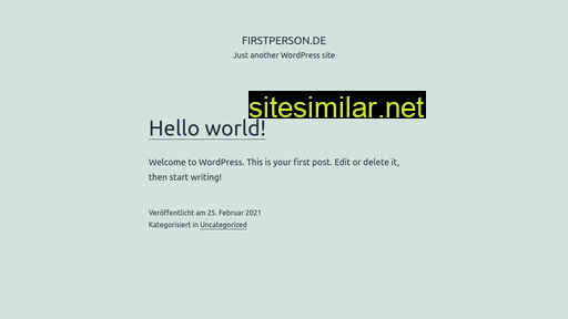 firstperson.de alternative sites