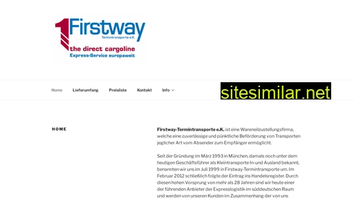 firstway-transporte.de alternative sites