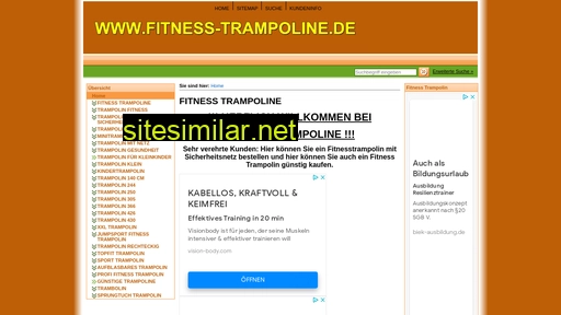 fitness-trampoline.de alternative sites