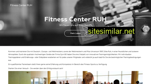 fitnesscenterruh.de alternative sites