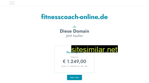 Fitnesscoach-online similar sites