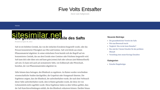 five-volts.de alternative sites