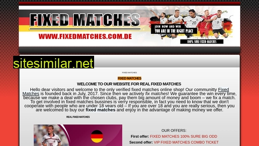 fixedmatches.com.de alternative sites
