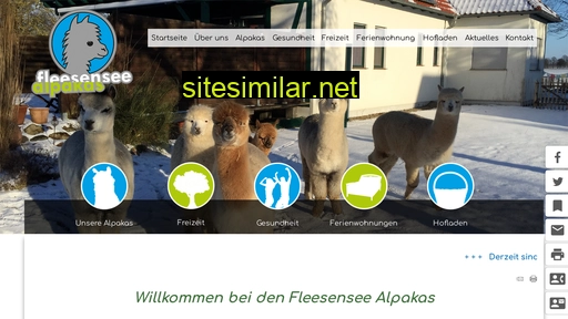 Fleesensee-alpakas similar sites