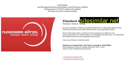 fleischerei-goetzel.de alternative sites