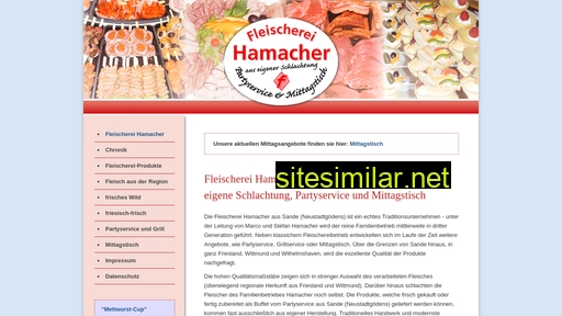fleischerei-hamacher.de alternative sites