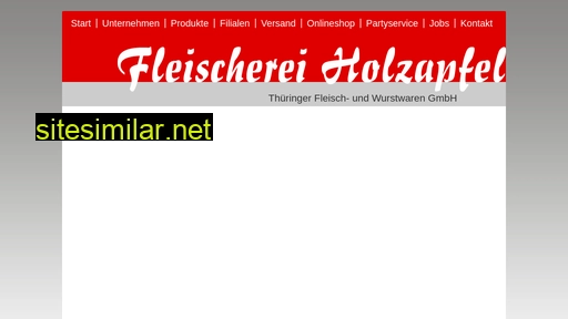 Fleischerei-holzapfel similar sites