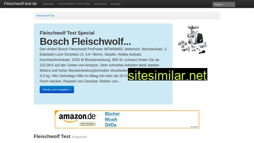 fleischwolf-test.de alternative sites