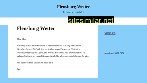 Flensburg-wetter similar sites