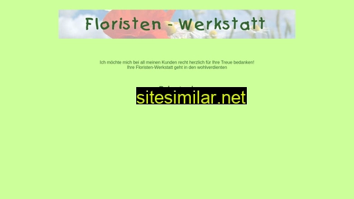 floristen-werkstatt.de alternative sites