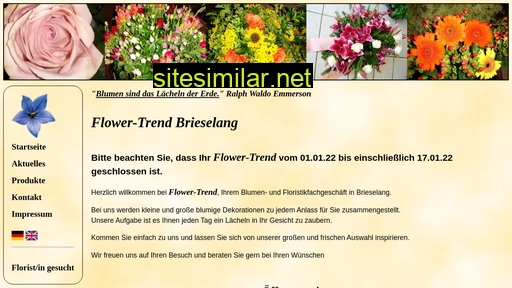 flower-trend-brieselang.de alternative sites