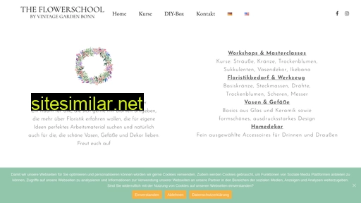 flowerschool-bonn.de alternative sites