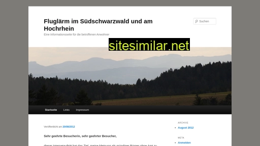 fluglaerm-zuerich.de alternative sites