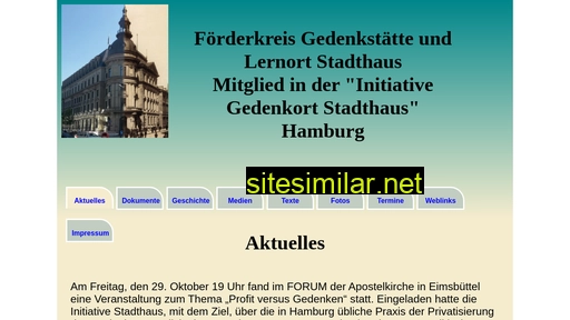 Foerderkreis-stadthaus similar sites