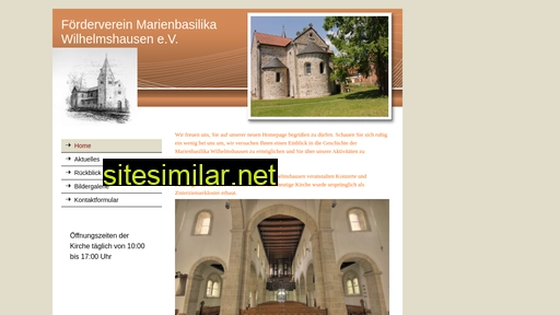foerderverein-marienbasilika-wilhelmshausen.de alternative sites