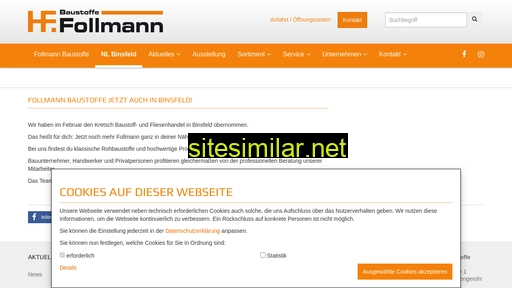 Follmann-baustoffe similar sites