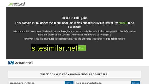 forbo-bonding.de alternative sites