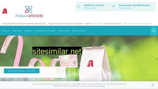fortuna-apotheke-bochum.de alternative sites