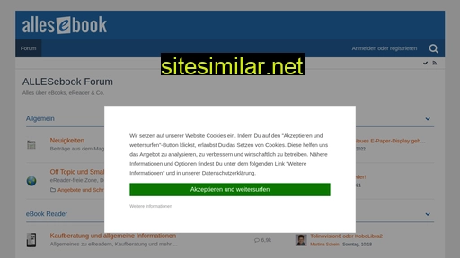 forum.alles-ebook.de alternative sites