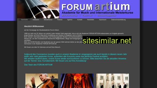 forum-artium.de alternative sites