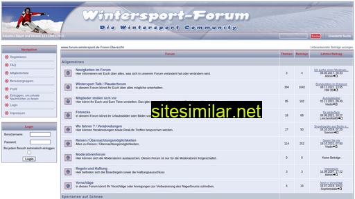 forum-wintersport.de alternative sites