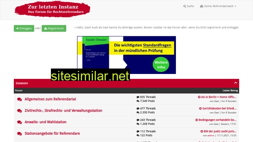 forum-zur-letzten-instanz.de alternative sites