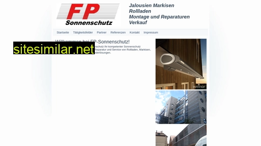fp-sonnenschutz.de alternative sites