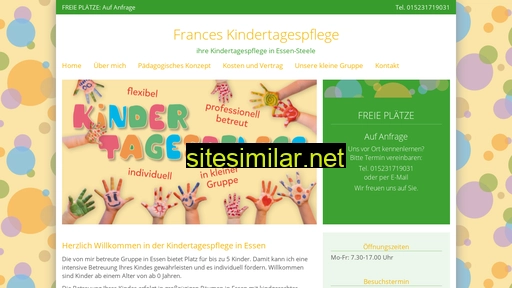 Franceskindertagespflege similar sites