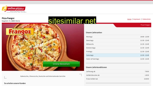 frangoz-pizza.de alternative sites