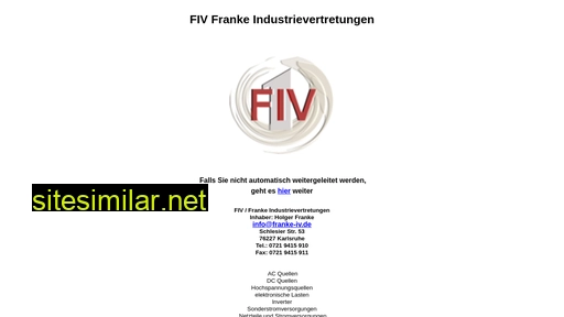 franke-iv.de alternative sites